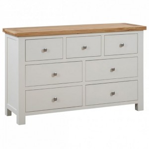 Dorset Ivory Painted Furniture 3 Over 4 Chest of Drawers