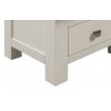 Dorset Ivory Painted Furniture 3 Drawer Narrow Bedside Table