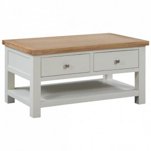 Dorset Ivory Painted Furniture 2 Drawer Coffee Table