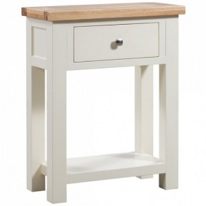 Dorset Ivory Painted Furniture Console Table with Drawer