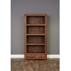 Shiro Walnut Furniture Large 2 Drawer Bookcase