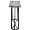 Boho Chic Metal Furniture Console Table With Cross Base