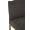 Diamond Oak Veneer Furniture Grey Fabric Dining Chair (Pair)