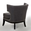 Kensington Townhouse Leather Effect and Rubberwood Chair