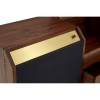 Kenso Walnut Wood Furniture Sideboard with Brass Finish