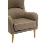 Kolding Mink Fabric and Natural Ash Wood Chair