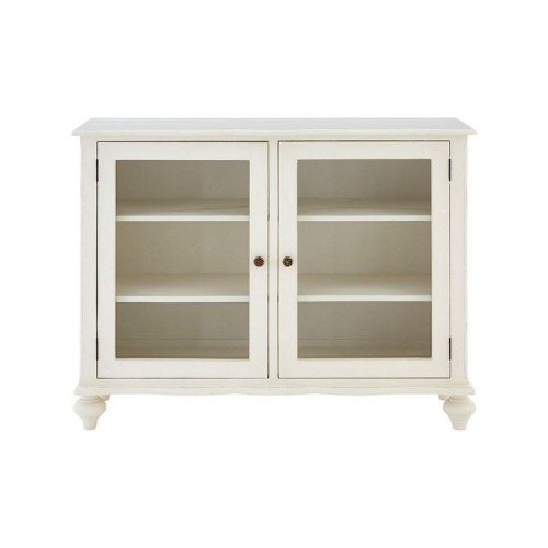 Loire Painted Furniture Display Cabinet with 2 Doors and 2 Shelves