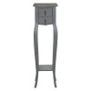 Loire Painted Furniture Matte Grey Flower and Plant Stand