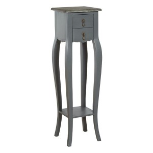 Loire Painted Furniture Matte Grey Flower and Plant Stand