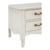 Loire Painted Furniture White Media Unit with 4 Drawers and 2 Shelves