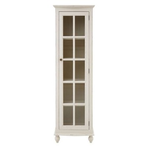 Loire Painted Furniture White Panelled Display Unit