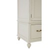 Loire Painted Furniture White Wardrobe with 2 Doors and 1 Drawer