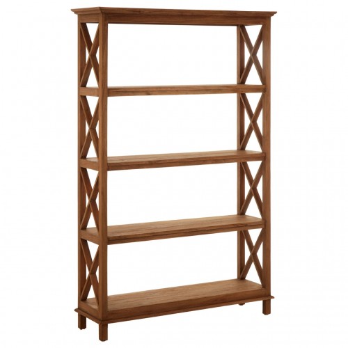 Lovina Teak Wood Furniture 4 Tier Shelf Unit