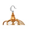 Mantis Long Gold Finish Birdcage Design Shelf Unit