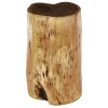 Nandri Acacia Wood and Metal Furniture Acacia Wood Stool