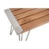 Nandri Acacia Wood and Metal Furniture Teak Wood Dining Bench
