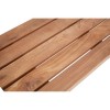 Nandri Acacia Wood and Metal Furniture Teak Wood Dining Bench