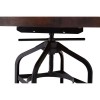 New Foundry Industrial Furniture Height Adjustable Bar Table
