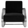 Piermount Metal Furniture Tubular Ring Design Leisure Chair