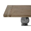 Richmond Pine Wood Furniture Large Dining Table with Pillar Design Base