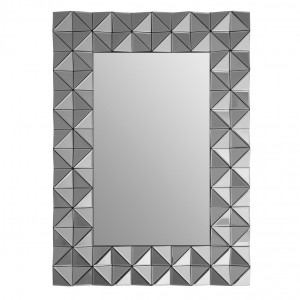 Soho Mirrored Glass Furniture 3D Geometric Wall Mirror