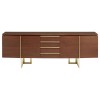 Villi Contemporary Furniture 4 Drawer Large Sideboard Buffet