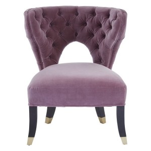 Villi Contemporary Furniture Lilac Fabric Chair