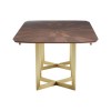 Villi Contemporary Furniture Walnut Wood Extra Large Fixed Dining Table