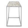 Vita Natural Agate Stone Furniture White Console Table