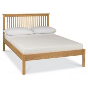 Atlanta Oak Furniture Double 4ft6 Bed Low Footend  