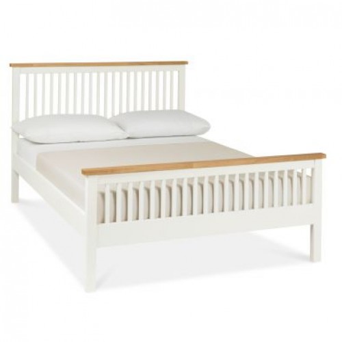 Atlanta Two Tone Painted Furniture Small Double 4ft Bed
