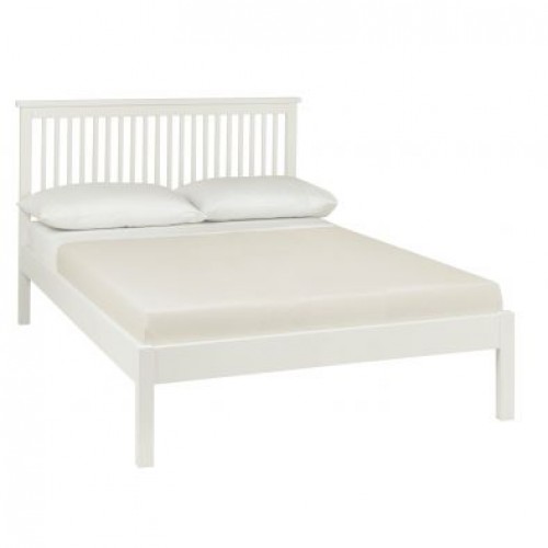 Atlanta White Painted Furniture King Size 5ft Bed Low Footend  