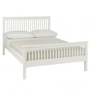 Atlanta White Painted Furniture Double 4ft6 Bed