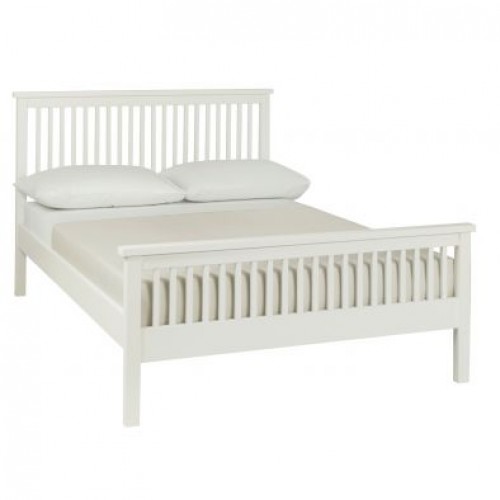 Atlanta White Painted Furniture Small Double 4ft Bed