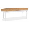 Hampstead Two Tone Painted Furniture Oval Extending Dining Table