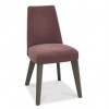 Cadell Oak Furniture Mulberry Upholstered Dining Chair Pair