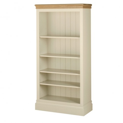 Lundy Painted Oak Furniture 5ft Bookcase