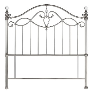 Bentley Designs Elena Silver Nickel Headboard Small Double 4ft