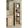 Mobel Oak Furniture Narrow Bookcase