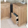 Mobel Oak Furniture 2 Drawer Filing Cabinet