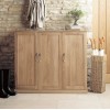 Mobel Oak Furniture Extra Large Shoe Cupboard
