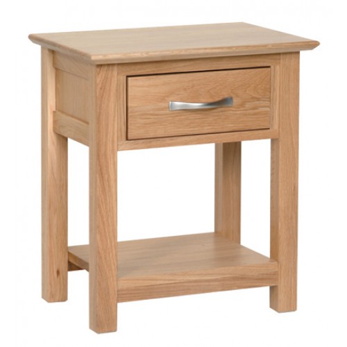 Devonshire New Oak Furniture 1 Drawer Night Stand