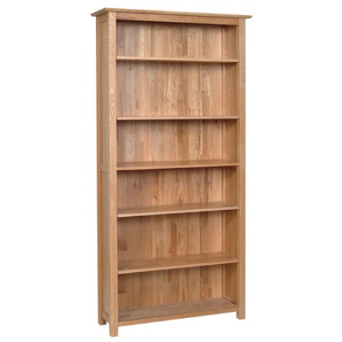 Devonshire New Oak Furniture 6ft Bookcase