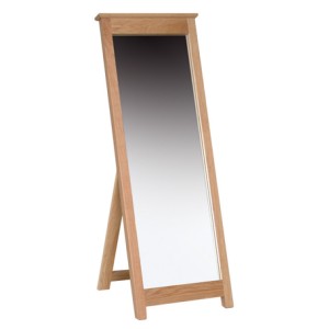 Devonshire New Oak Furniture Cheval Mirror