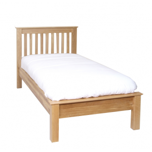 Devonshire New Oak Furniture 3ft Low End Single Bed