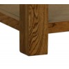 Devonshire Rustic Oak Furniture 1 Drawer Bedside