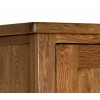 Devonshire Rustic Oak Furniture Gents 1 Drawer Wardrobe