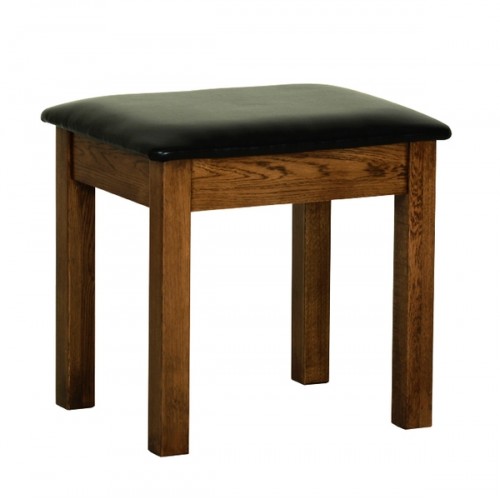 Devonshire Rustic Oak Furniture Dressing Table Stool