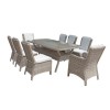Signature Weave Garden Furniture Alexandra Rectangular 200cm Dining Table