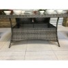 Signature Weave Garden Emily Grey 150cm 6 Seat Rectangle Dining Table